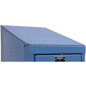 Locker Accessory, Individual Slope Top 12"W x 18"D x 6"H Marine Blue