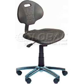 700 Series Chair, ESD Polyurethane, Nylon Base, 18"-23"H, Black