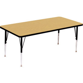 Activity Tables, 72"L x 36"W, Standard Height, Rectangular - Fusion Maple