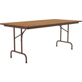 Laminate Folding Table, 36" x 96", Oak