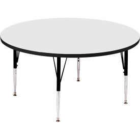 Activity Tables, 48"L x 48"W, Standard Height, Round - White