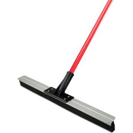 Standard Duty Straight Flex Blade Floor Squeegee, Foam Rubber, 24"