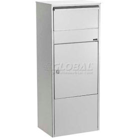 Allux 800 Wall Mount Mail/Parcel Box in Grey