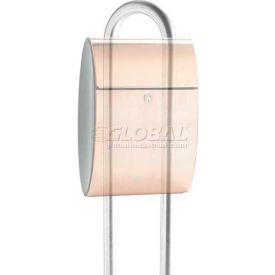 Allux Stand Post for Mailboxes in Silver (Galvanized)
