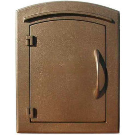 Manchester Locking Security Option with Plain Door, Manchester Faceplate in Bronze