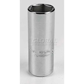 1/4" Drive Deep Socket 3/8" - 6 Point, 2" Long