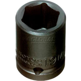 1/2" Drive Impact Socket 20mm - 6 Point, 1-5/8" Long