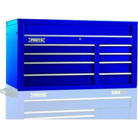 550S Series 50"W X 25"D X 27"H 8 Drawer Blue Top Chest