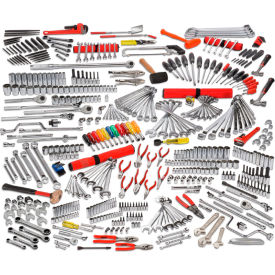 497 Pcs Master Tech Maintenance Tool Set w/Roller Cabinet & Top Chest