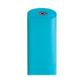 Rainbow Colored Kraft Duo-Finish Paper, 36"W x 1000'L, Sky Blue