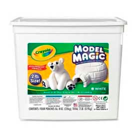 Model Magic Clay, 2 lb., White, 1 Each
