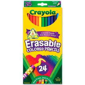 Erasable Colored Pencils, Assorted, 24/Pack