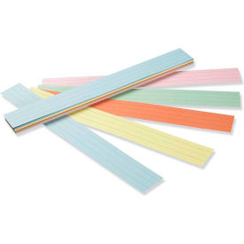 Sentence Strips, 3" x 24", Assorted, 100 Strips/Pack