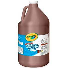 Washable Paint, Nontoxic, 1 Gallon, Brown