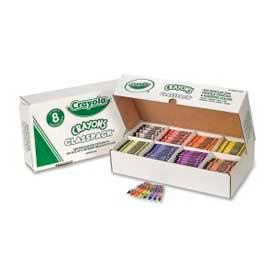 Crayons Classpack, 8 Colors, 800/Box