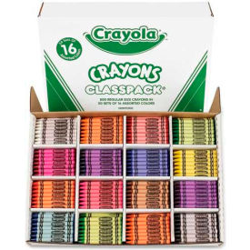 Crayons Classpack, 16 Colors, 800/Box