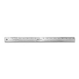 Stainless Steel Ruler with Non Slip Cork Base, 18" Long, 1 Each