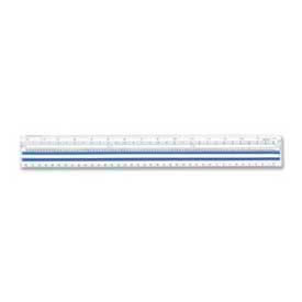 Magnifying Ruler, 15" Long, Acrylic, Clear