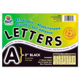 2" Self-Adhesive Letters, Black, 159 Characters/Set