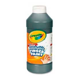 Washable Finger Paint, Nontoxic, 16 oz., Black