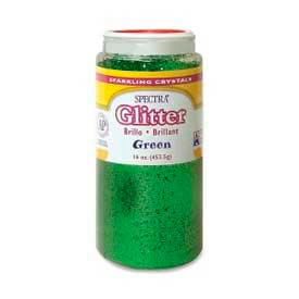 Sparkling Crystals Glitter, 16 oz., Green