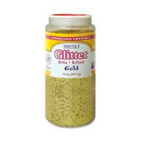 Sparkling Crystals Glitter, 16 oz., Gold