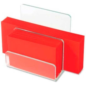 Acrylic Transparent Edge Mini File Sorter, Green