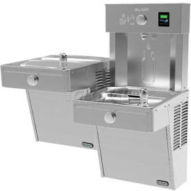 Elkay VRCTL8WSK ezH2O Vandal Resistant Bi-Level Water Bottle Filling Station, Stainless Steel