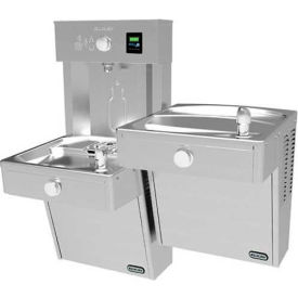 Elkay ezH2O Vandal-Resistant Bi-Level Water Bottle Filling Station, Stainless Steel