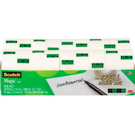 Magic Tape 810K18CP, 3/4" x 1000" Cabinet Pack, 18 Rolls/PK
