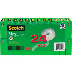 Magic Tape, 3/4" x 1000", 1" Core, 24 Rolls/Pack