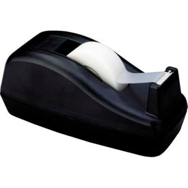 Deluxe Desktop Tape Dispenser, Black, 1 Pack