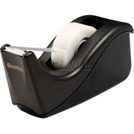 Desktop Tape Dispenser C60-BK Black Two-Tone, 1 Pack