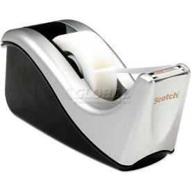 Desktop Tape Dispenser C60-ST Silver Two-Tone, 1 Pack
