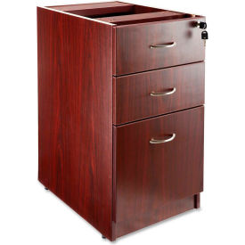 Pedestal - 16"W x 22"D x 28-1/4"H - Mahogany - Essentials Series