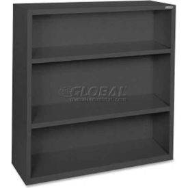 3-Shelf Bookcase, 13"W x 34-1/2"D x 42"H, Black