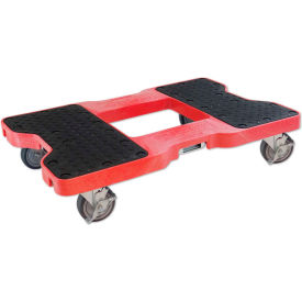 Dolly Red 1500 Lb. Cap., Steel Frame, Strap Option, 4" Casters