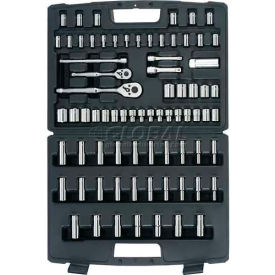 1/4" & 3/8" Drive 75 PC. Polished Chrome Mechanic's Tool Set