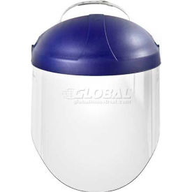 Ratchet Headgear W/ Faceshield, Clear, Polycarbonate, 1 Each
