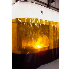 Weld Curtain with Straight Track & Hardware - 12'W x 12'H