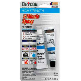 5 Minute Fast Drying Epoxy, 2-.5 Oz. Tubes