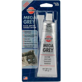Mega Grey Silicone O.E.M., 3 Oz. Tube