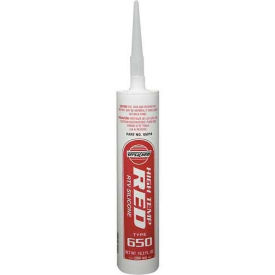 Hi-Temp Red Silicone, 10.3 Oz. Cartridge