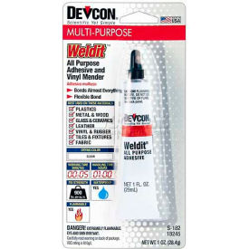 Weldit Cement All-Purpose Adhesive, 1 Oz. Tube