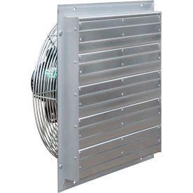 24" ES Shutter Fan, 1/2 HP, Single Phase
