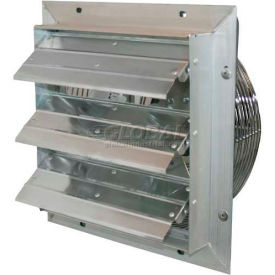 12" ES Shutter Fan with 9' Power Cord, 1/10 HP, Single Phase