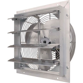 16" ES Shutter Fan W/ 10' Power Cord, 1/10 HP, Single Phase