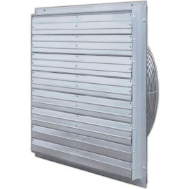 30" ES Shutter Fan with 6' Power Cord, 1/2 HP, Single Phase