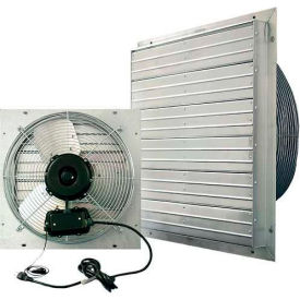 16" ES Shutter Fan with 9' Power Cord, 1/10 HP, Single Phase
