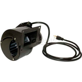Shaded Pole Blower, Square Opening, with Damper Door and Cord, 148 CFM, 115V